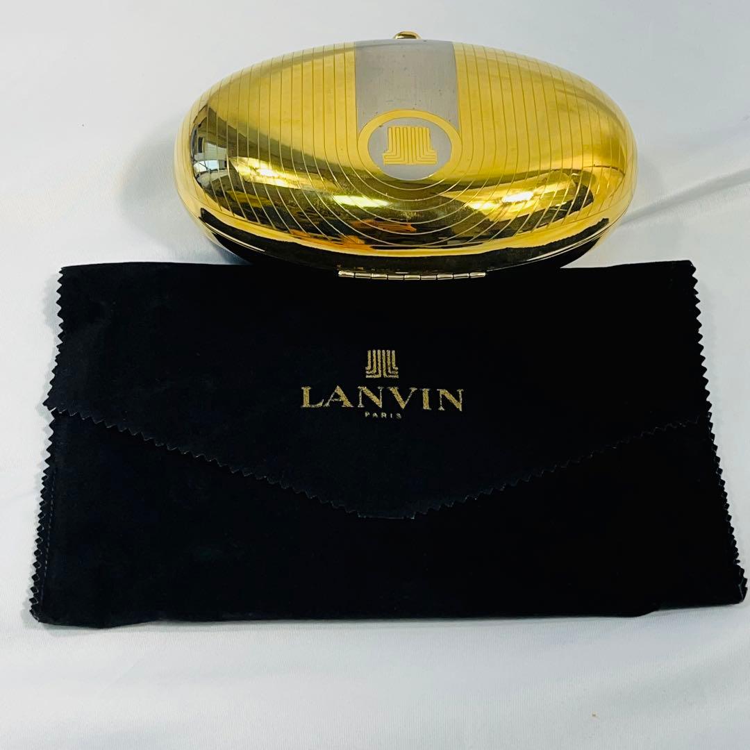 LANVIN ゴールド パーティーバッグ ドレスアップ　ディナー　クラッチバッグ