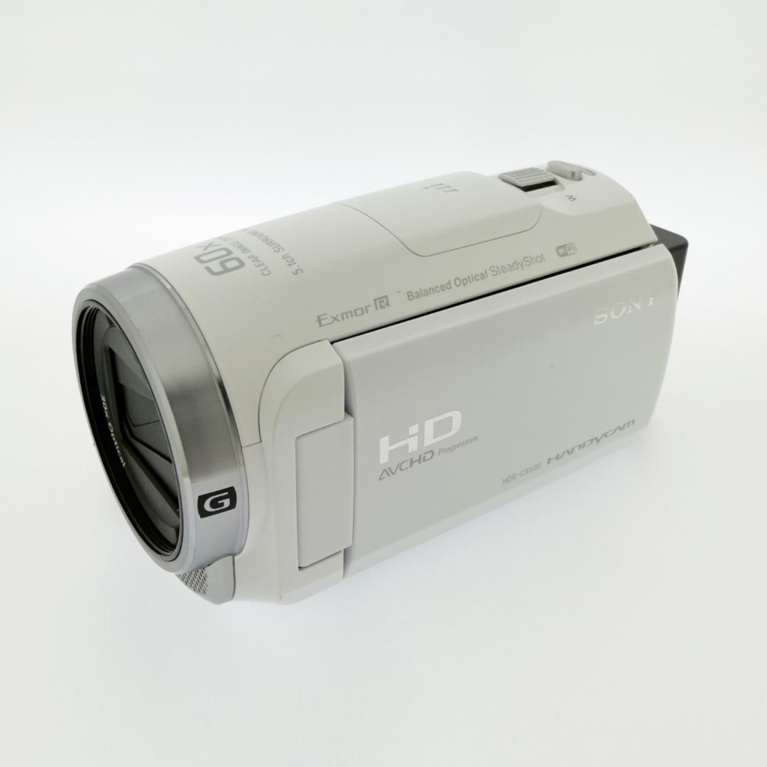 SONY HDR-CX680 (W) 美品 2022/11/29購入 保証残あり