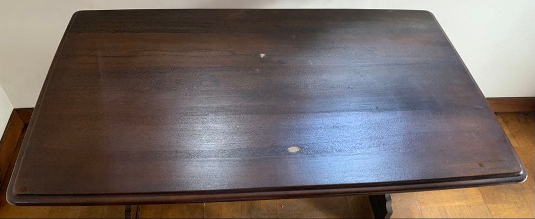 アンティーク ブラウン ダイニングテーブル 食卓 昭和 カリモク家具