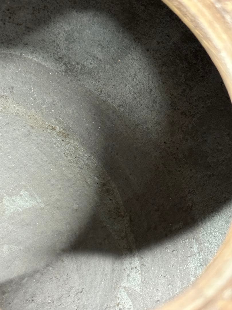 【USED美品】南部鉄器　三厳堂　鉄瓶　急須　柿文　柑橘　橘