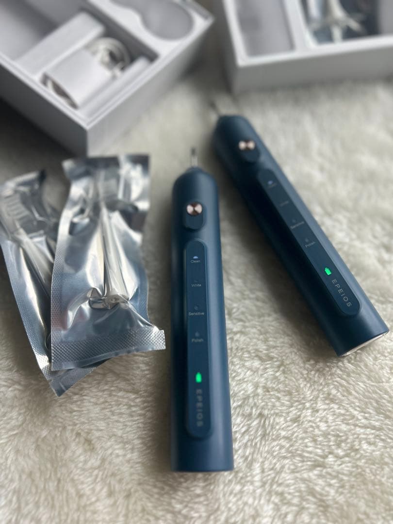 Okare! PRO｜音波電動歯ブラシ 本体 デニムブルー 2個セット