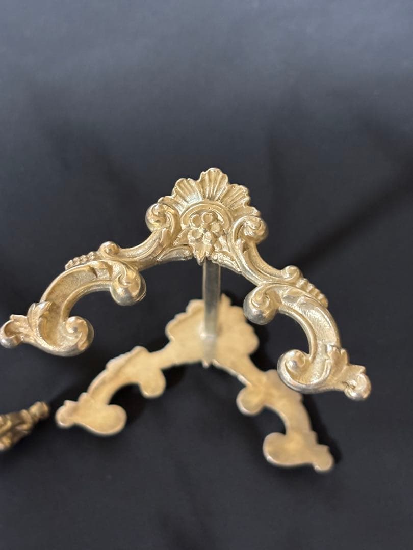 シルバーカトラリーレスト2個　ペンレスト