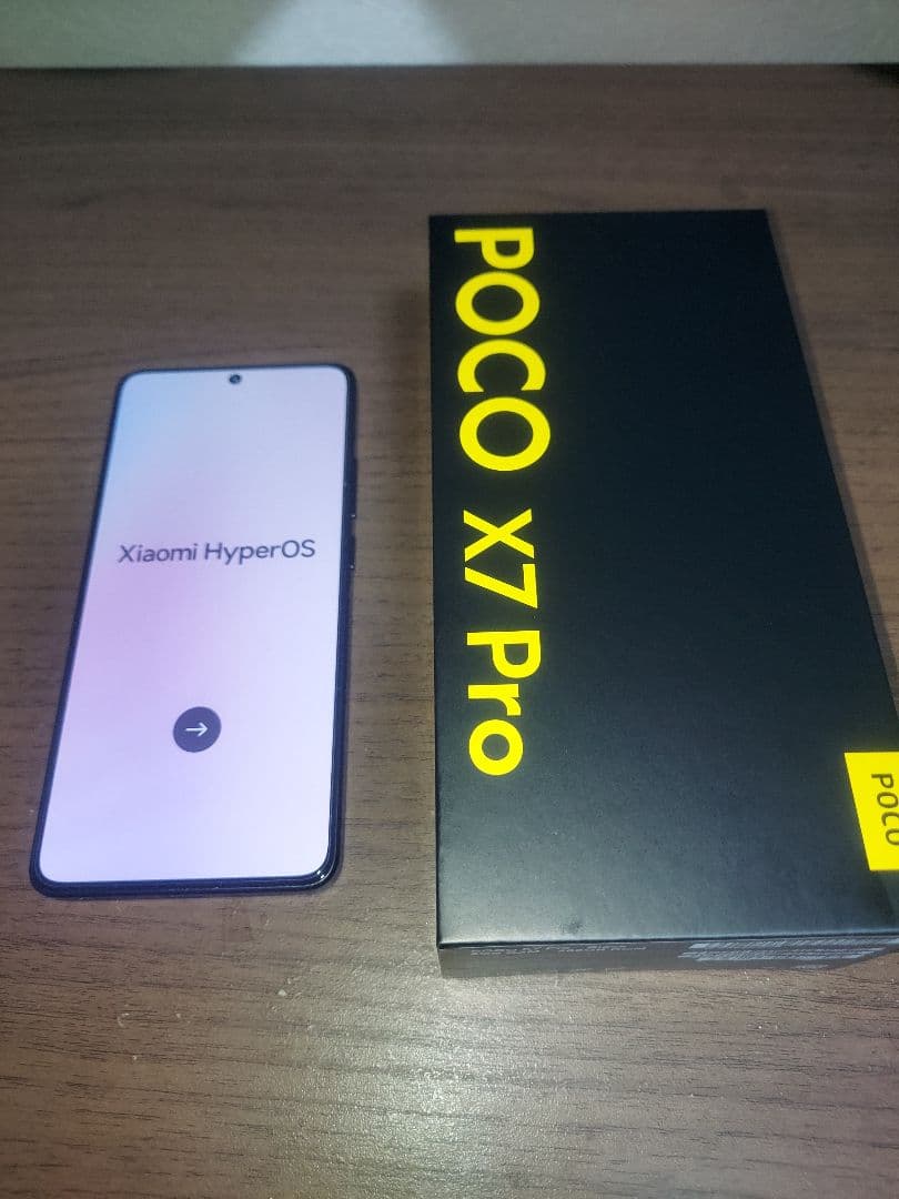 POCO X7 Pro 本体　SIMフリー 8GB+256GB 日本語版