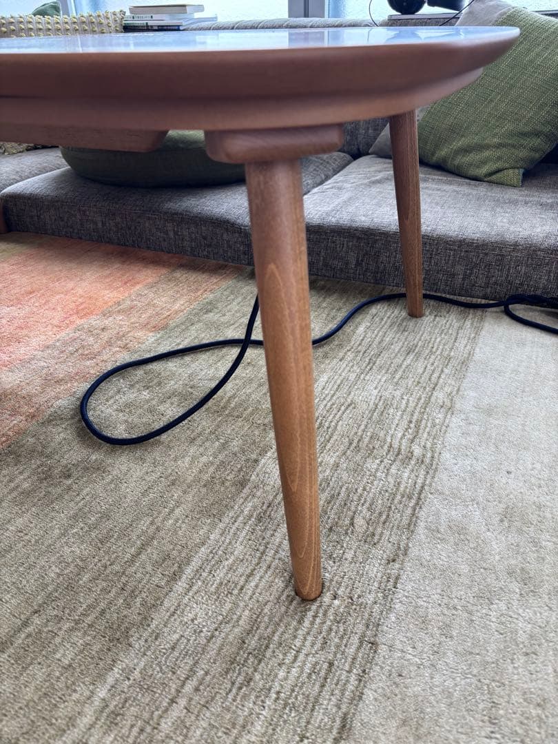 ハウリン　　ラスモ　こたつ　リビングテーブル　クルミ　国産　幅120