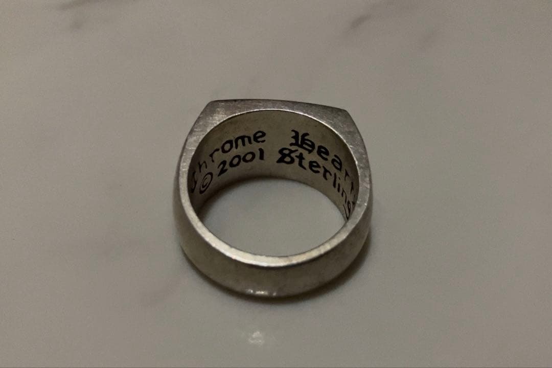 す*い様 シルバー　リング　指輪　クロムハーツ　ビックPJプレーンリング