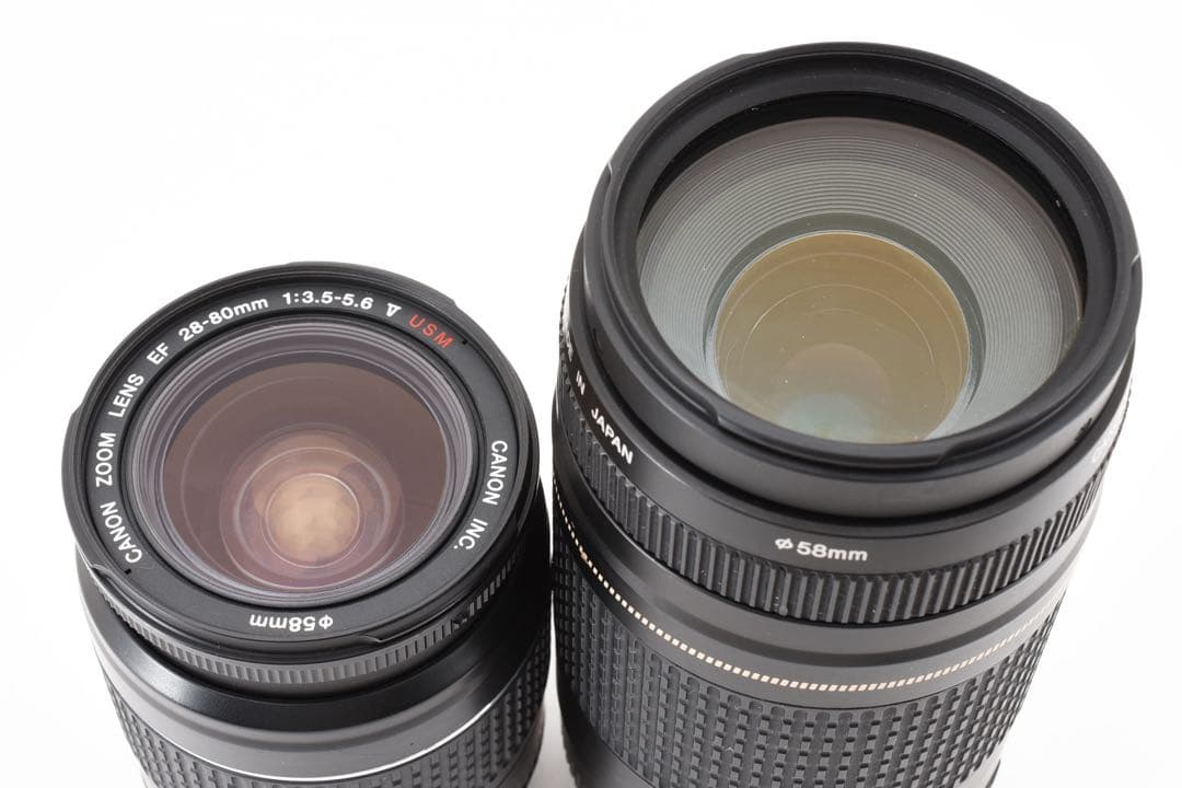 デジタル一眼レフカメラcanon kiss x 9i標準&望遠ダブルレンズセット