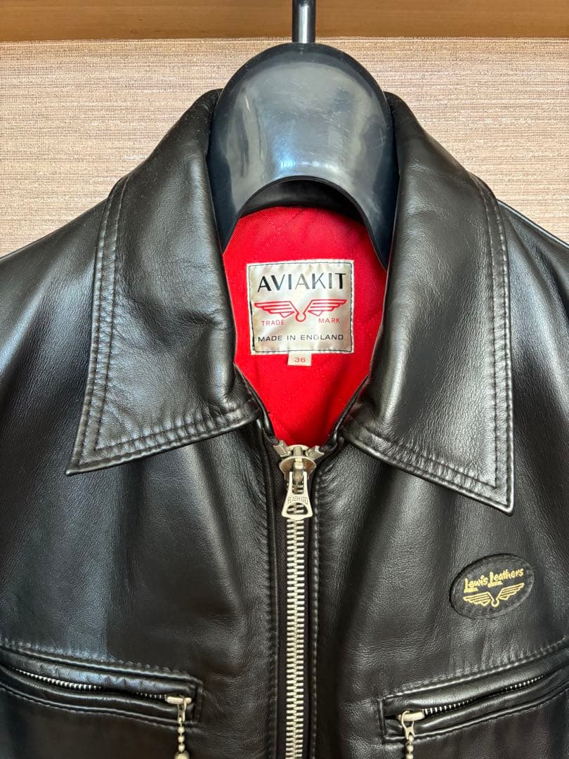 ルイスレザー　ドミネーター　タイトフィット　サイズ36 カウ レザー