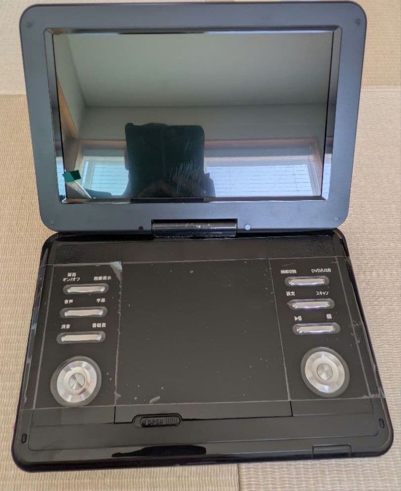 TEES フルセグ対応ポータブルDVDプレーヤー PDVD-114FTS