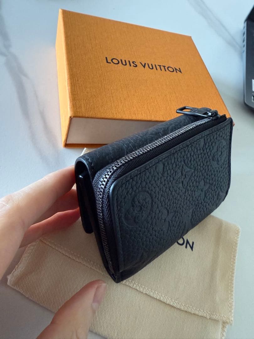 けけさん専用LOUIS VUITTON ブラック 三つ折り財布