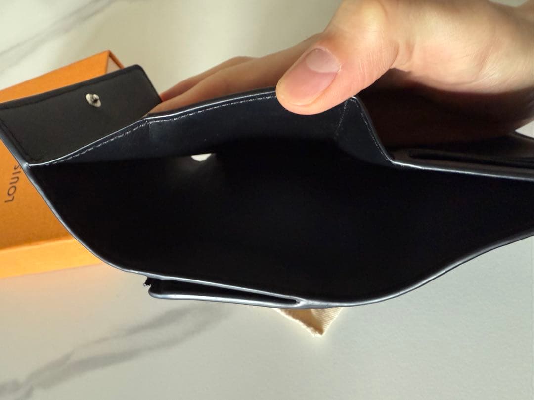 けけさん専用LOUIS VUITTON ブラック 三つ折り財布