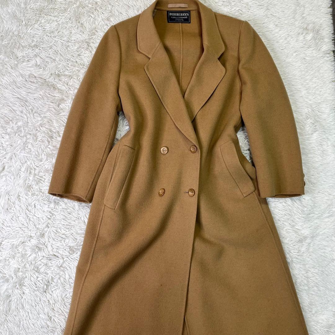 BURBERRY バーバリー✨ダブルフェイス カシミヤ チェスターコート 9AB