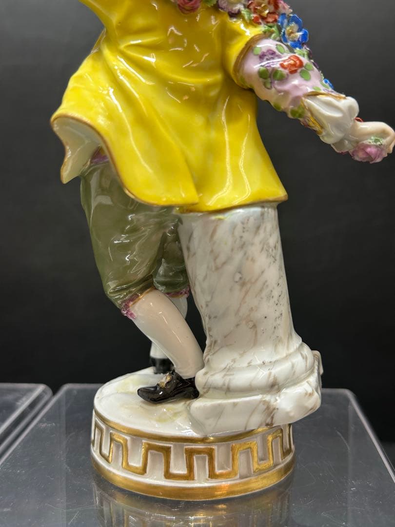 マイセン　ガーデナーの恋人たち　高さ17cm トエカ　東ゆ7-0317⭐︎2F