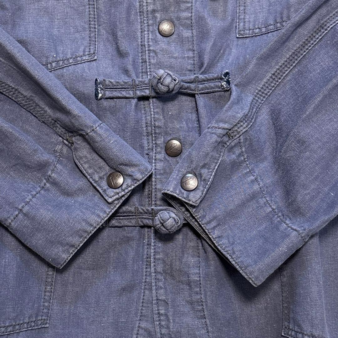 ニードルス　チャイナジャケット　カバーオール　コットンリネン