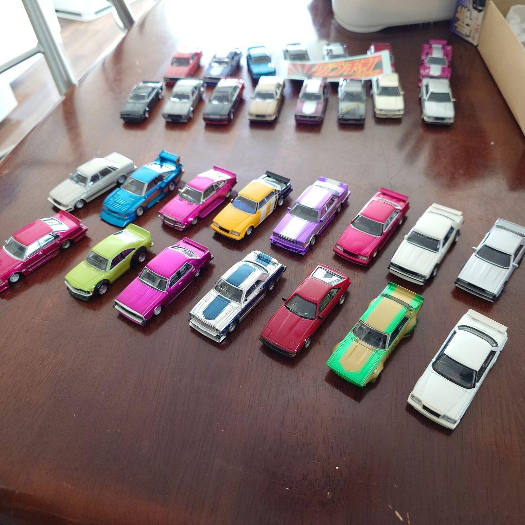 優奈グラチャンコレクションミニカー54台セットとグラチャンステッカー