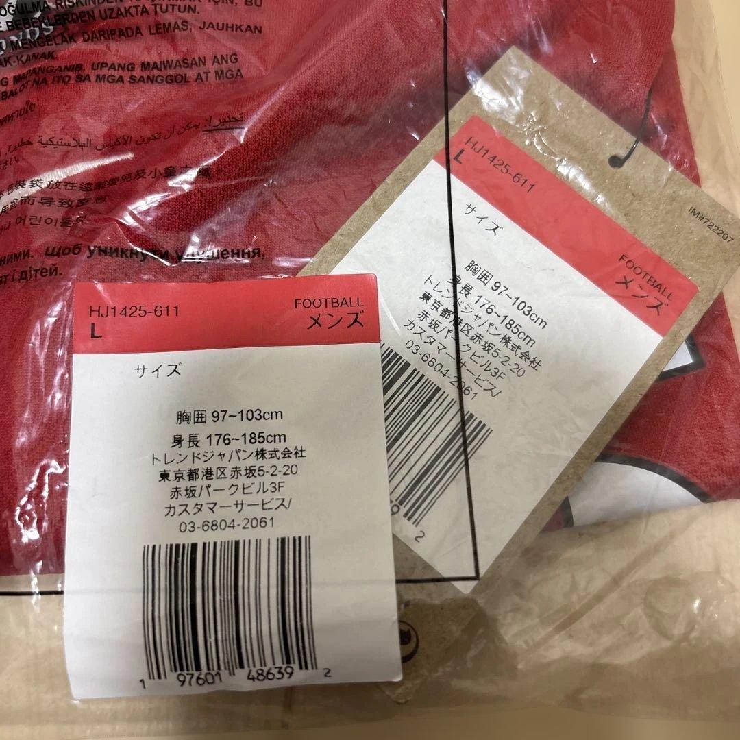 浦和レッズ　レプリカユニフォーム　2025シーズン　1st Lサイズ