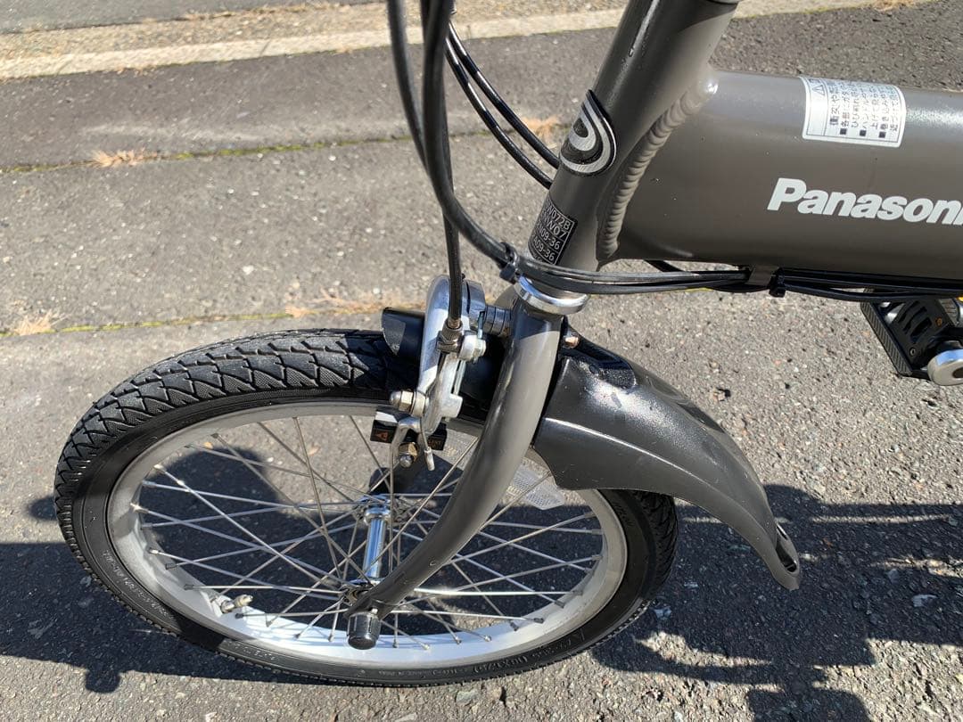 【動作確認済】送料無料Panasonic 折り畳み電動自転車Off Time