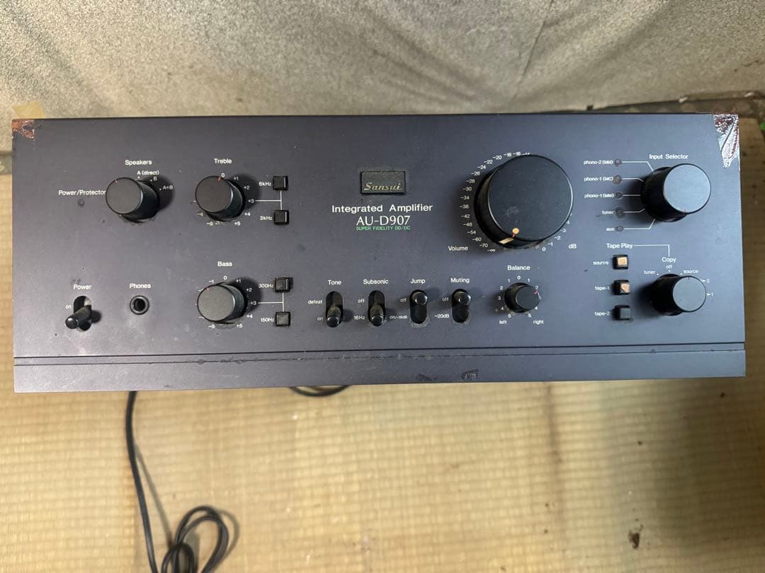 J*s様 Sansui AU-D907 インテグレーテッドアンプ