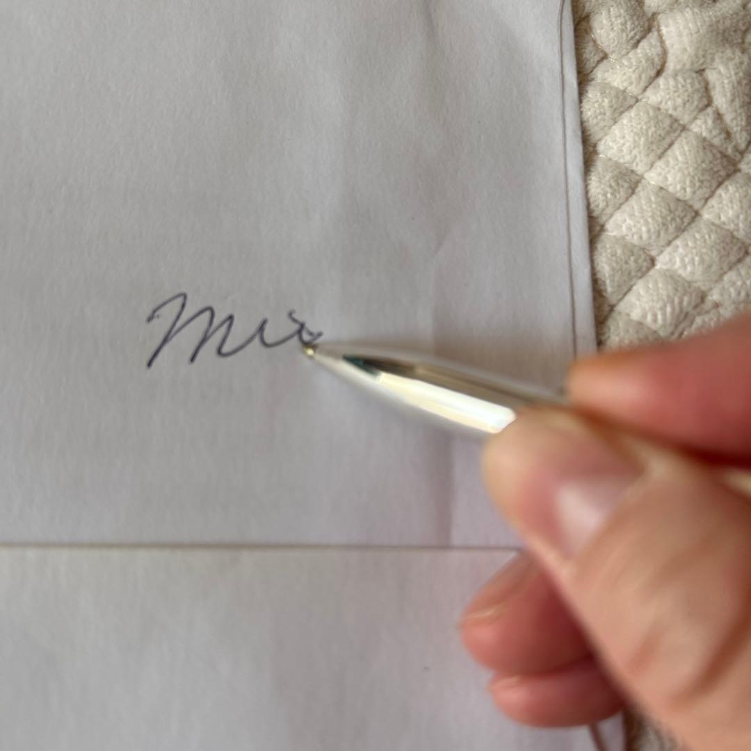 レア　Tiffany & Co. ト音記号シルバーボールペン