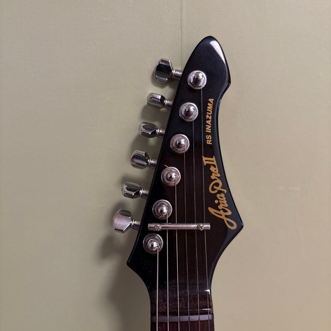 Aria Pro II RS INAZUMA ブラック エレキギター
