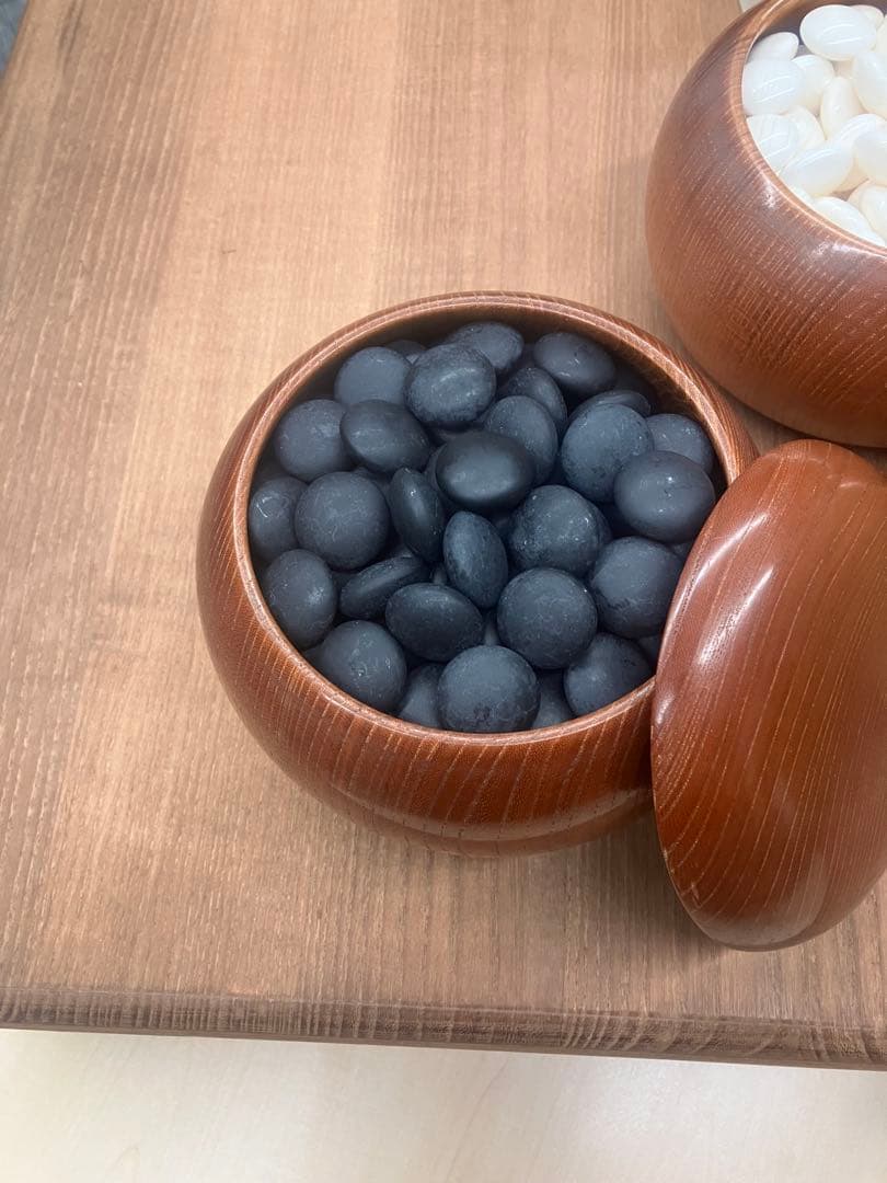 高級囲碁セット　40号碁石　5寸6分基盤