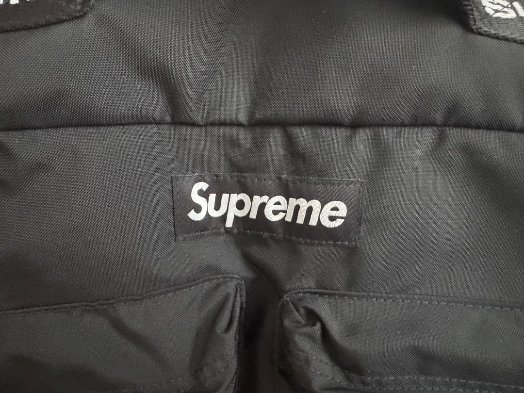 Supreme 正規品　ナイロン　ボストンバッグ ブラック　超美品