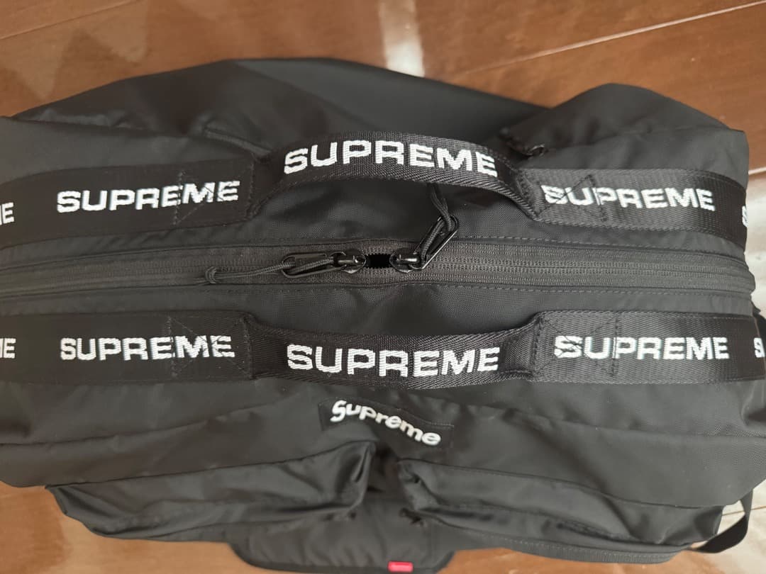 Supreme 正規品　ナイロン　ボストンバッグ ブラック　超美品