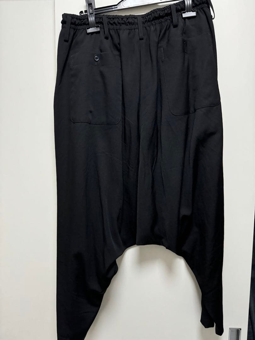 yohjiyamamoto POUR HOMMEサルエルパンツ ゴムウエスト