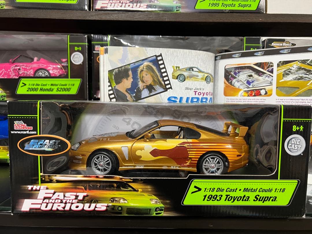 ミニカー FAST&FURIOUS 1993 TOYOTA SUPRA 1/18