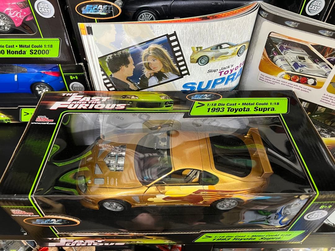 ミニカー FAST&FURIOUS 1993 TOYOTA SUPRA 1/18