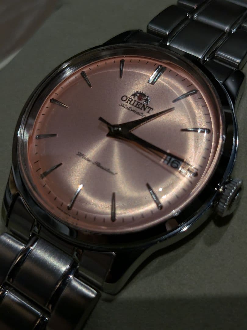 未使用！オリエント　ORIENTE　バンビーノ　サーモン　ピンク