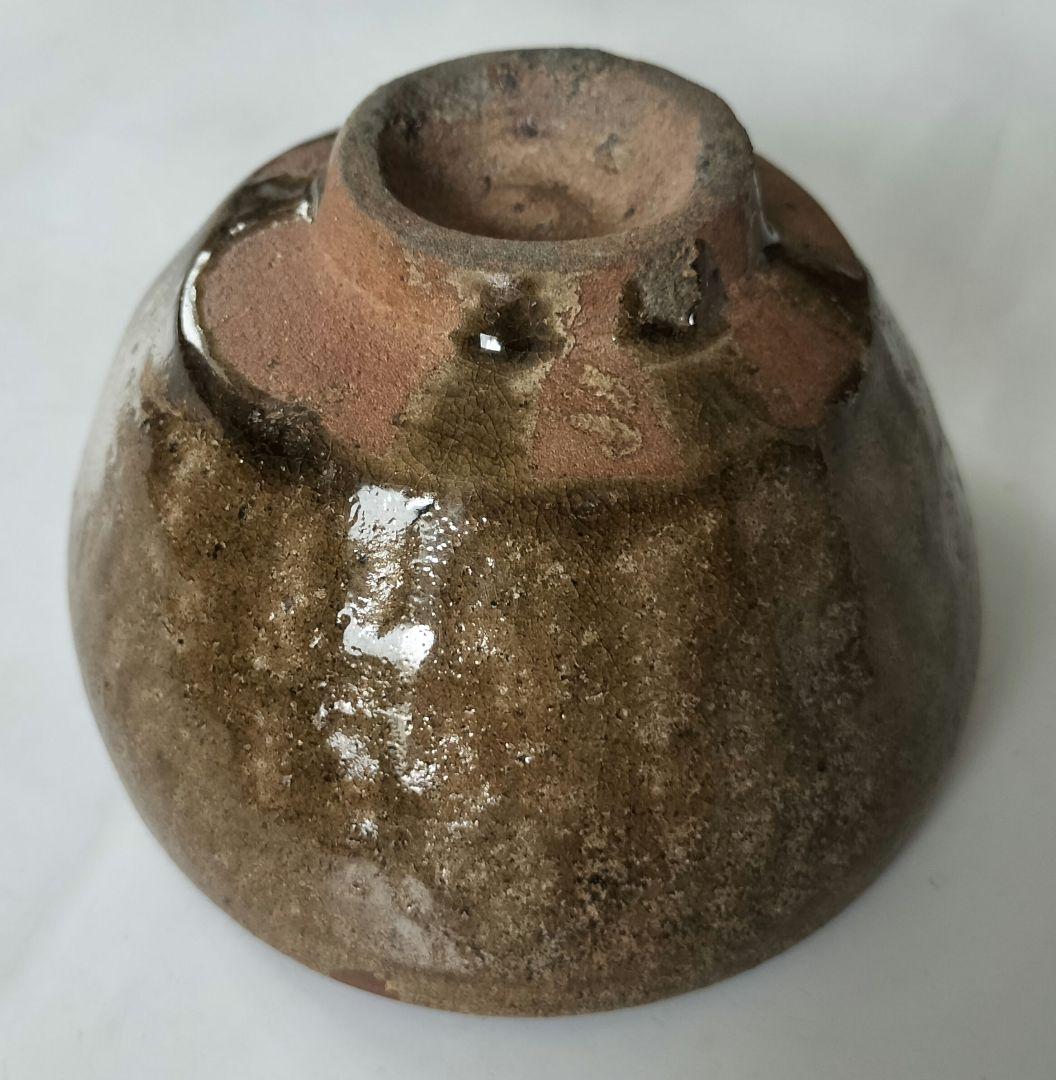 古唐津　小山路青手茶碗(発掘手)　④