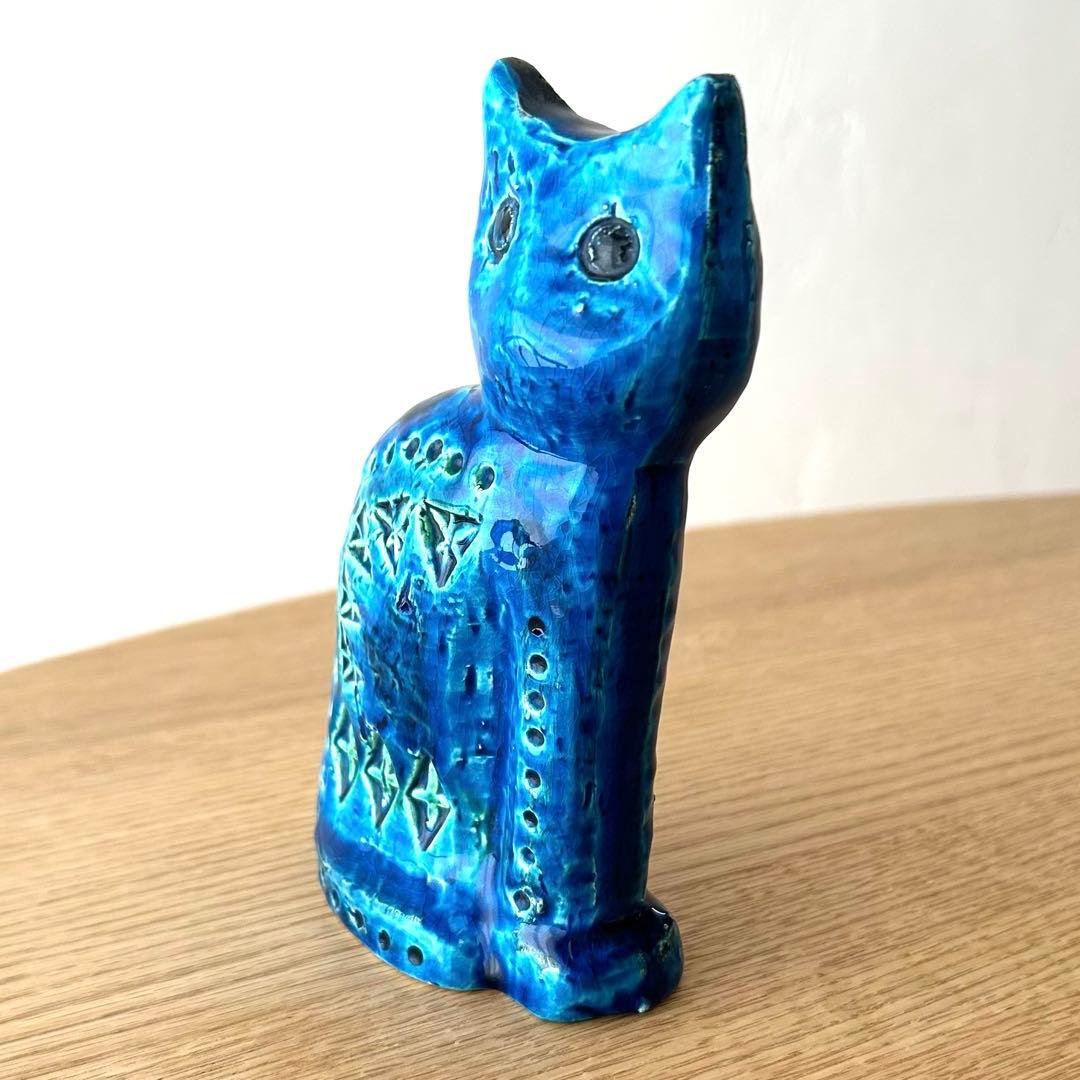 FLAVIA フラビア イタリア リミニブルー 猫 ビトッシ 置物