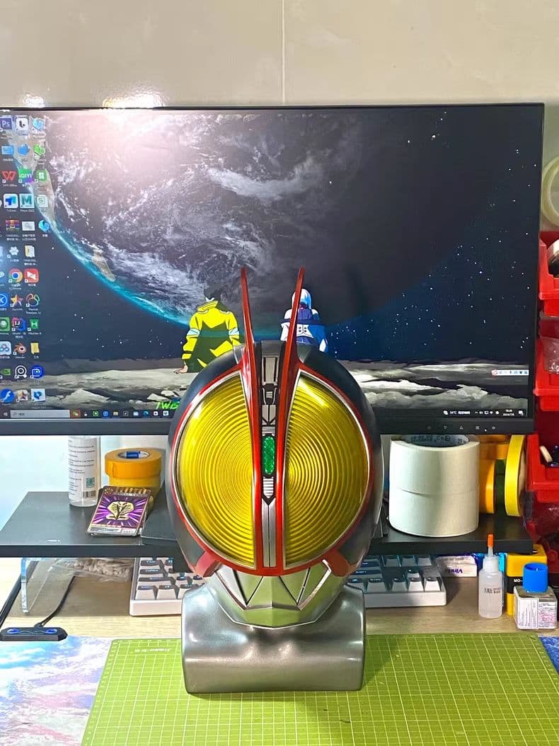 仮面ライダーファイズ 1/1 着用可能ヘルメット (コスプレ・特撮用)