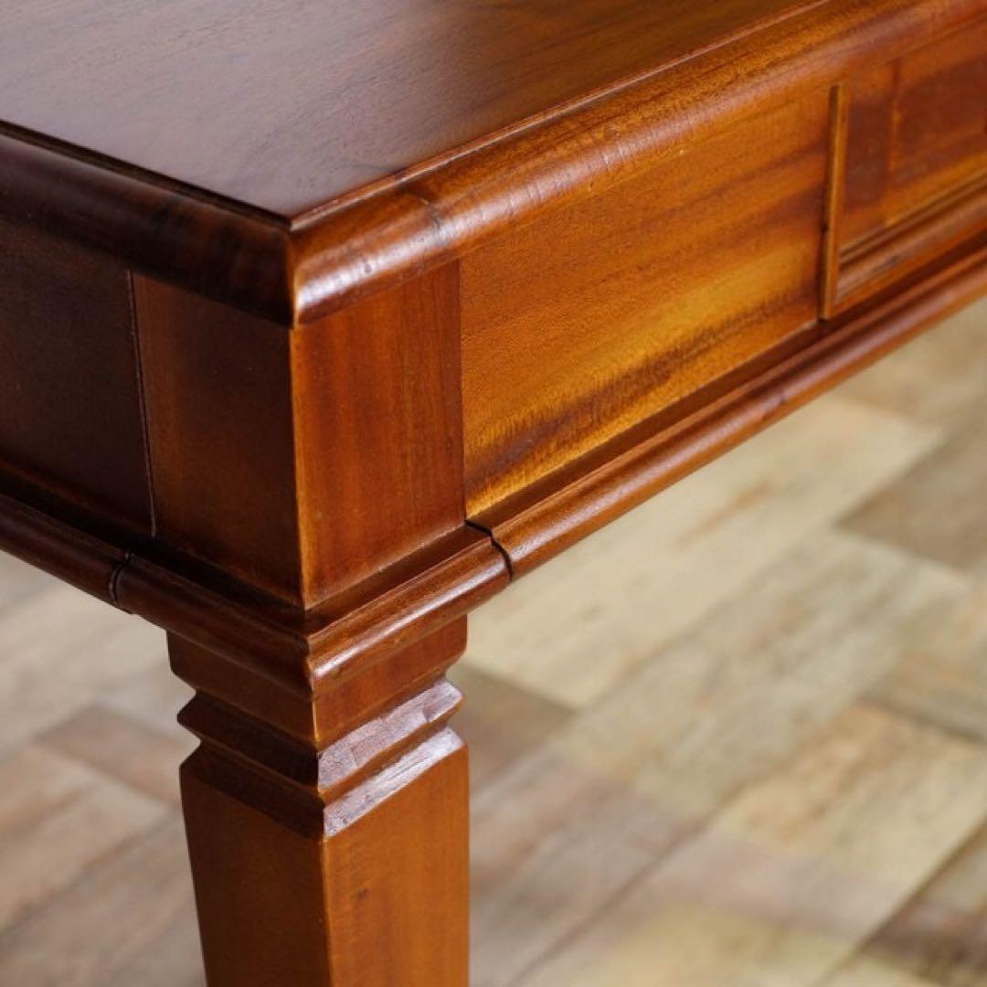 B 新品 アジアン ダイニングテーブル S カフェ カントリー アンティーク