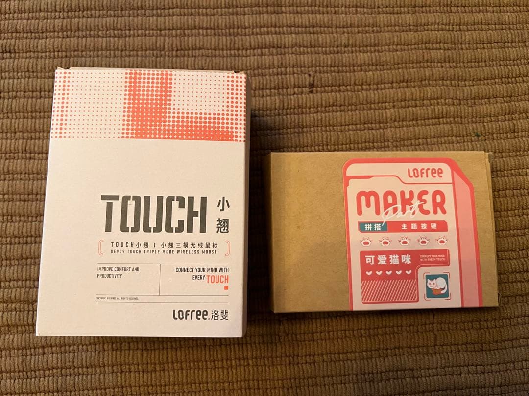 Lofree Touch PBTワイヤレスマウス ＋Dear kitty set