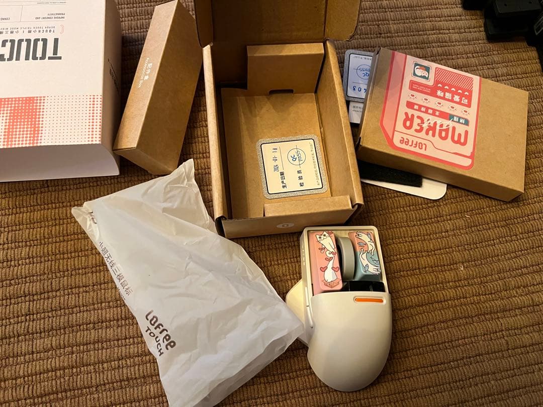 Lofree Touch PBTワイヤレスマウス ＋Dear kitty set