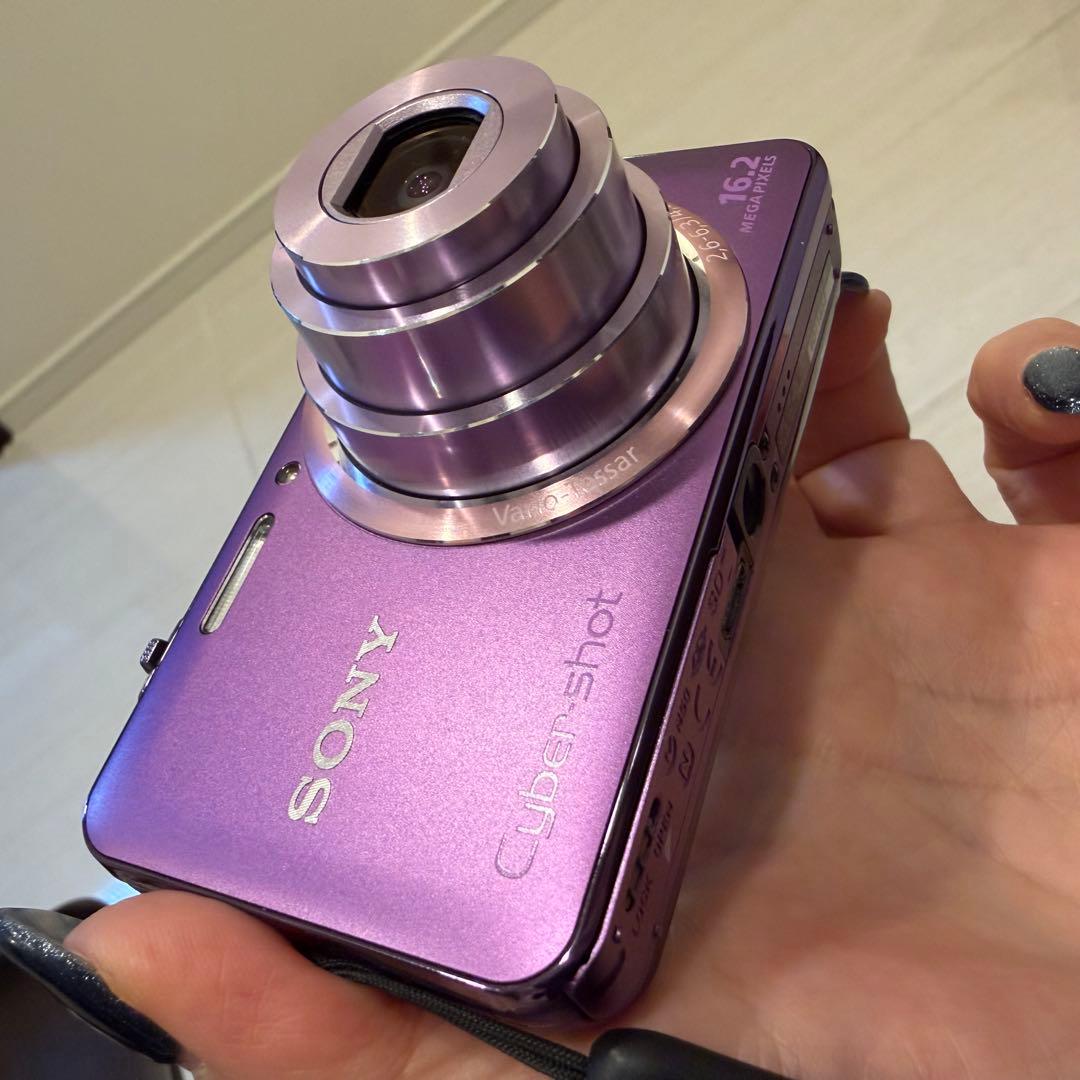 美品！SONY Cyber-shot パープルDSC-WX70 サイバーショット