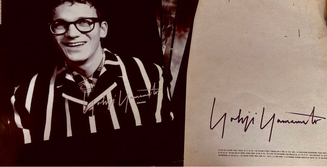 y様お取引 かなり希少✴︎ヨウジヤマモト : 写真ポスタールックブック