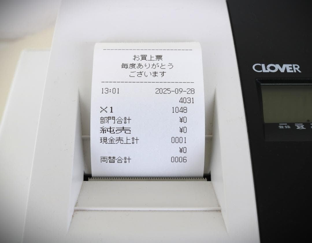 CLOVER JET-320R ホワイトレジスター