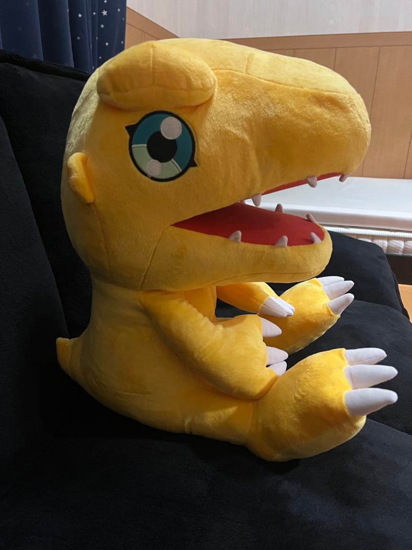 【超希少】デジモンアドベンチャー tri. 等身大ぬいぐるみアグモン