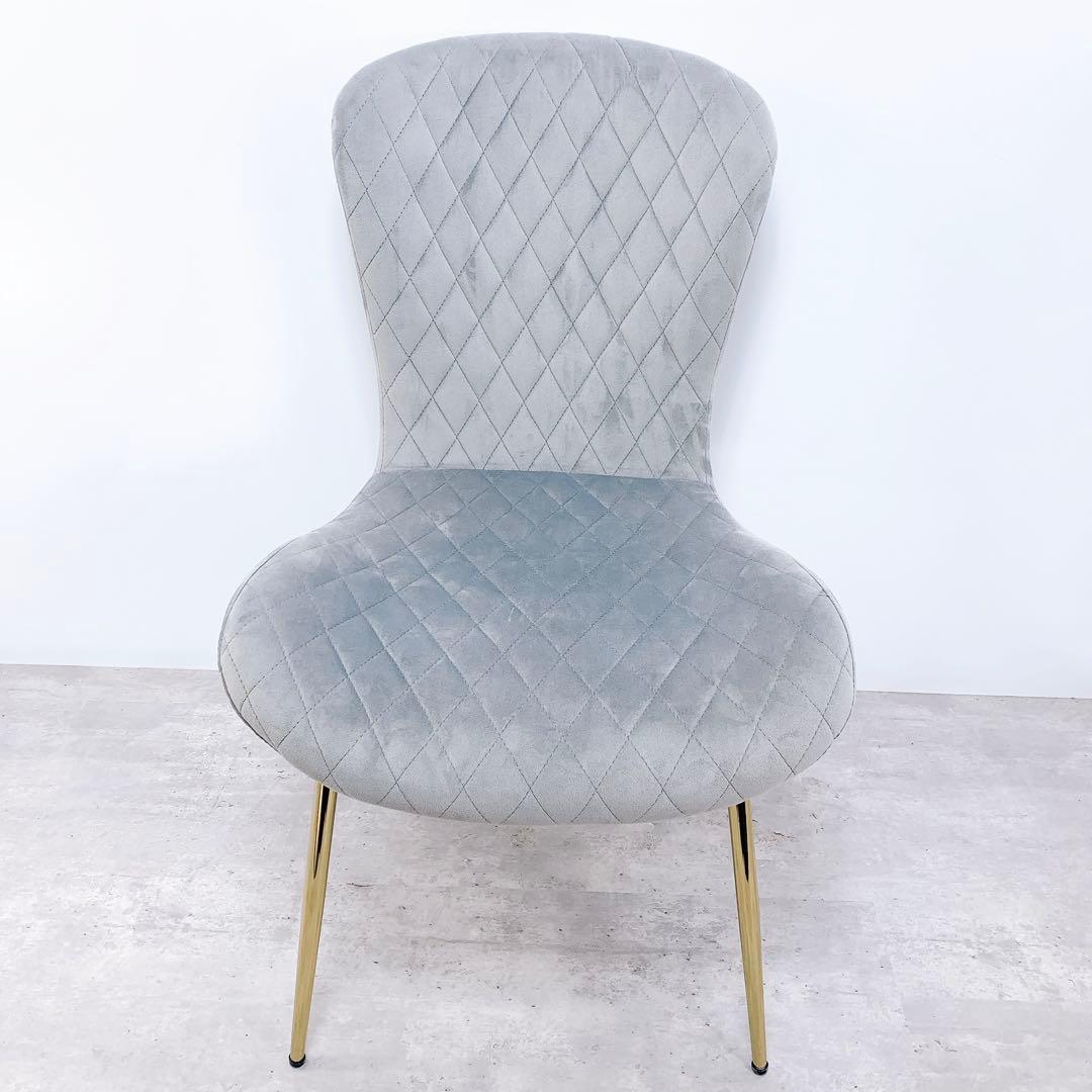 MIRAI-SHOW ダイニングチェア RA-DN-023 2個セットベロア調