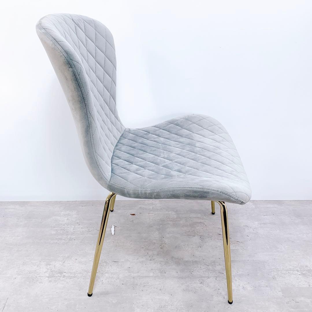 MIRAI-SHOW ダイニングチェア RA-DN-023 2個セットベロア調