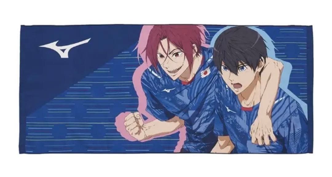 Free! Mizuno ミズノ　ファイバータオル　ユニフォーム　クリアファイル