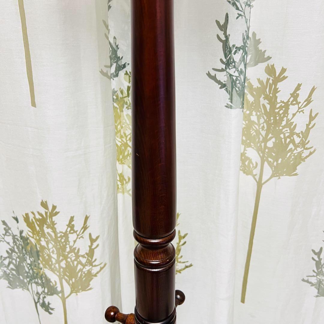 ニチハン　アンティーク　コートハンガー　ハンガーポール　木製