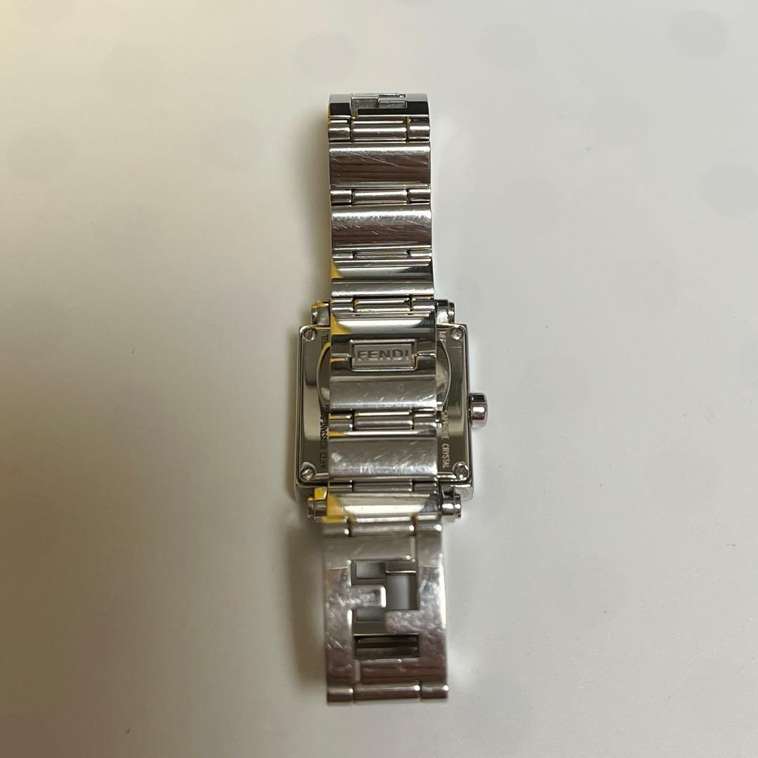 FENDI クアドロ 12Pダイヤ ウォッチ レディース 腕時計 電池交換済み