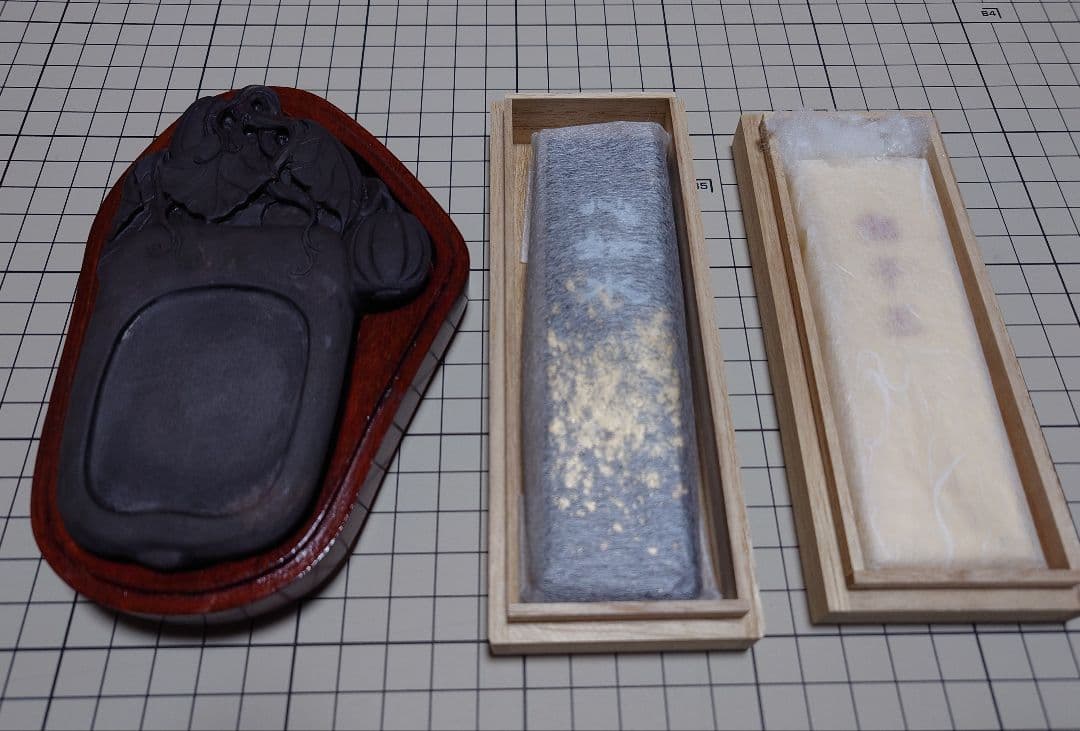 硯と高級墨のセット