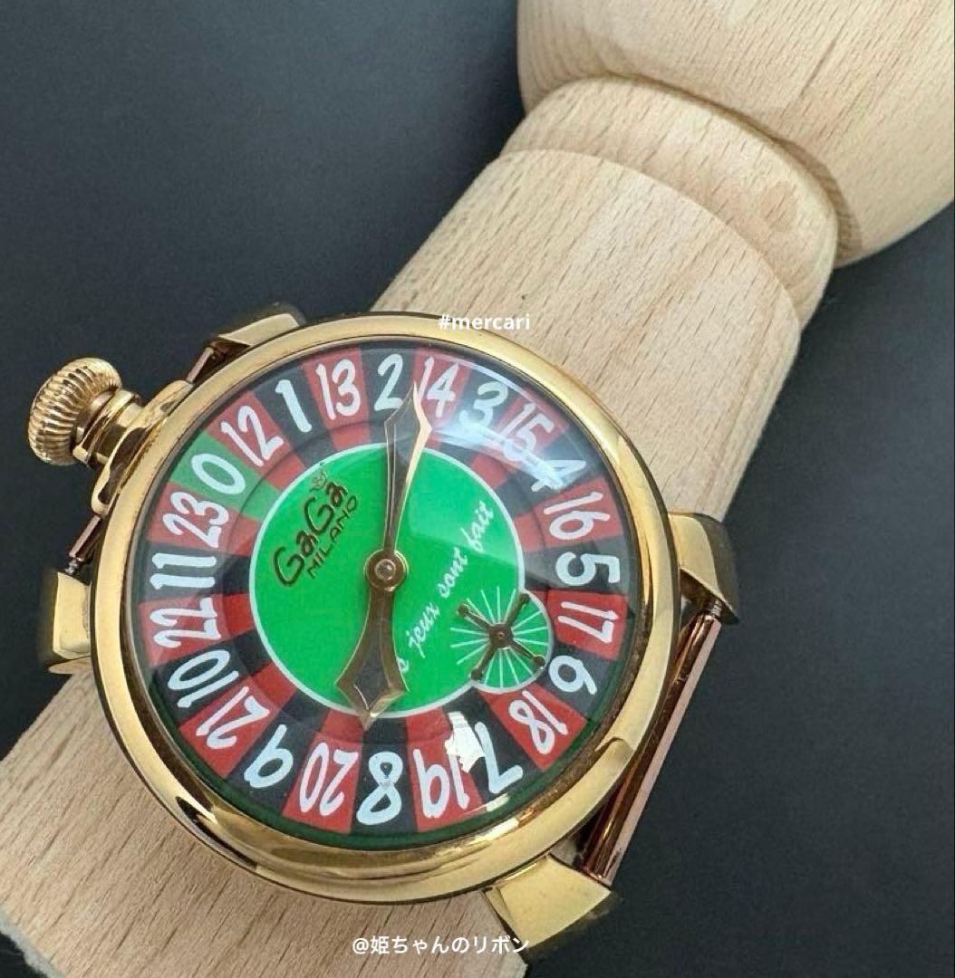 GAGAMILANO マヌアーレ48 手巻き　カジノルーレット