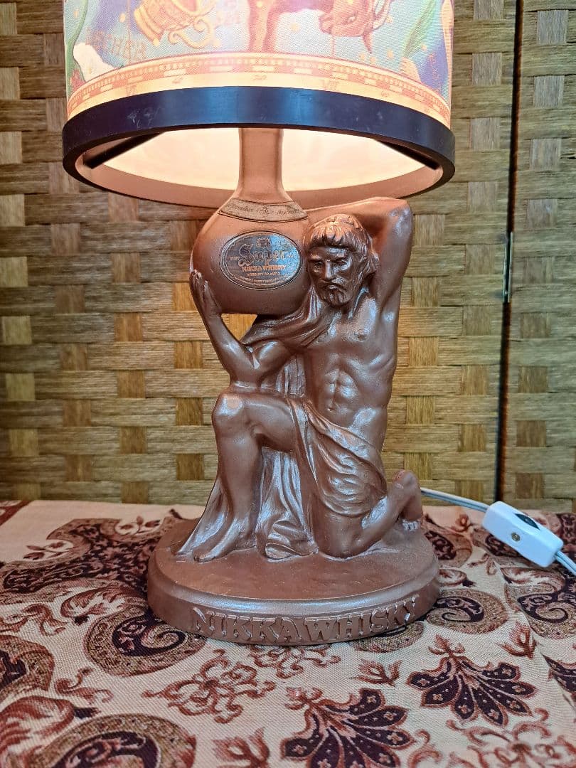 ★ヴィンテージ　非売品　ニッカウヰスキー卓上アトラスランプ★