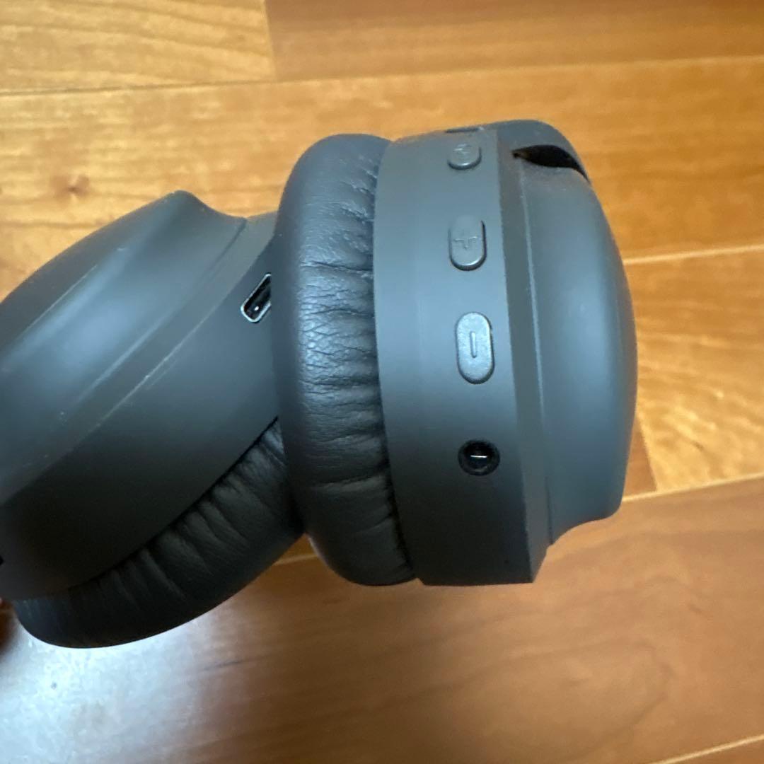 ag WHP01K ワイヤレスヘッドホン ダークグレー