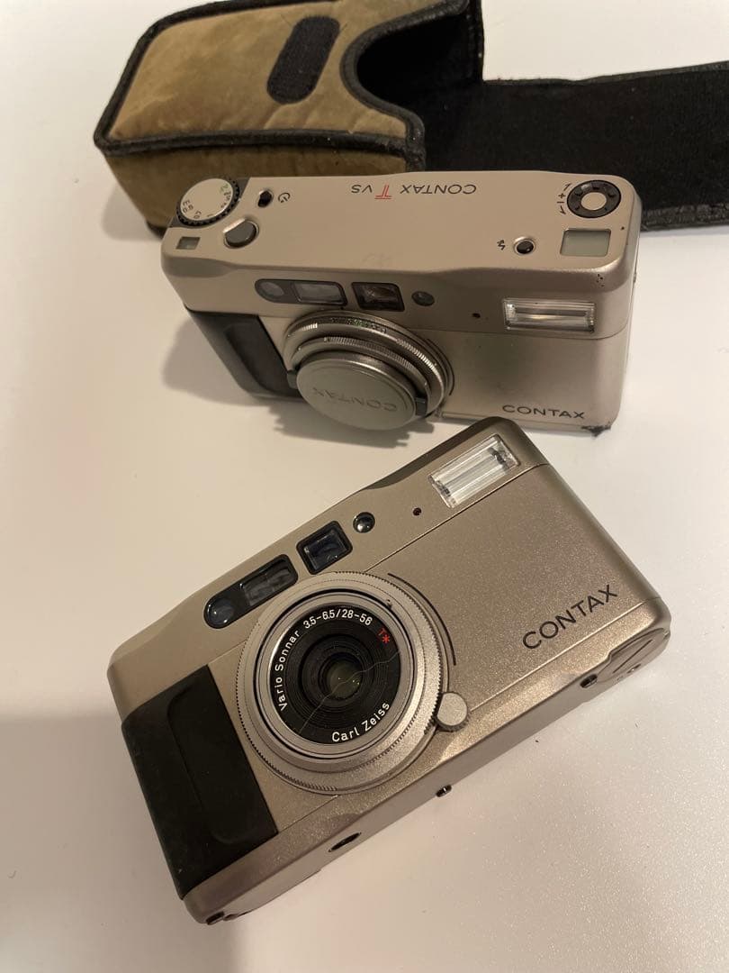 CONTAX T VS シルバー 2台セット ケース付き